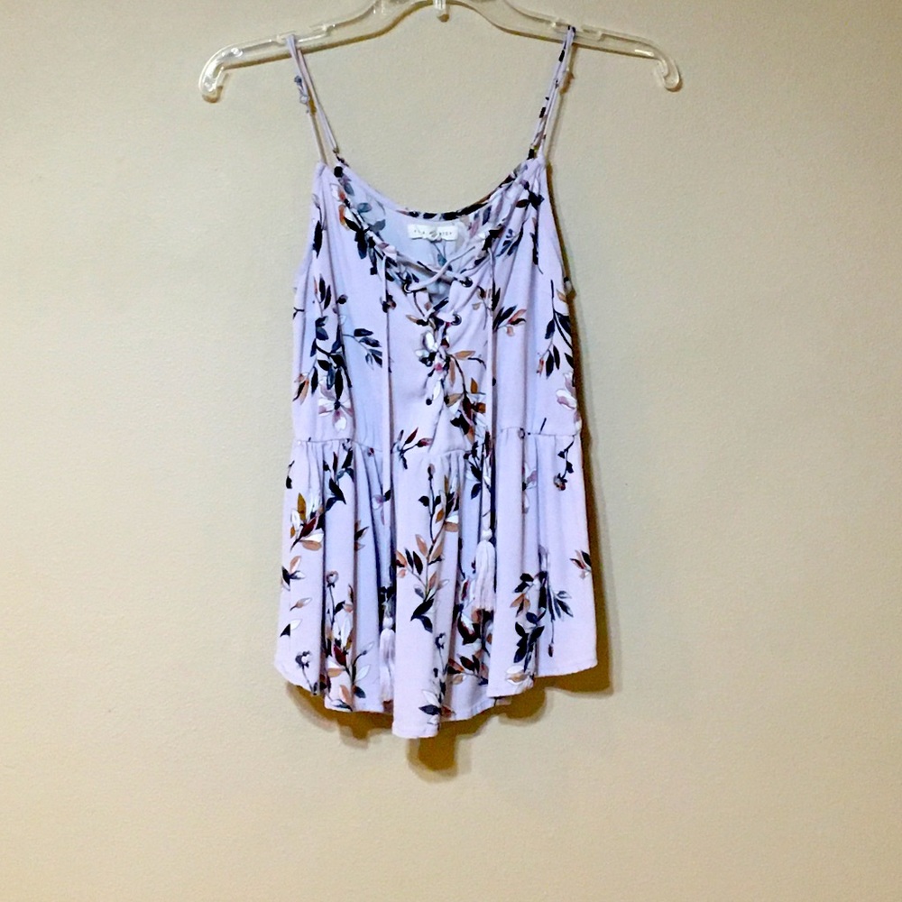 LA Hearts Floral Tank Top